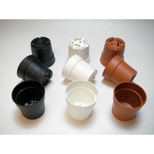 テラコッタ鉢型風プラ鉢-2号-黒※【黒-超ミニ】[2GB] : フラワー