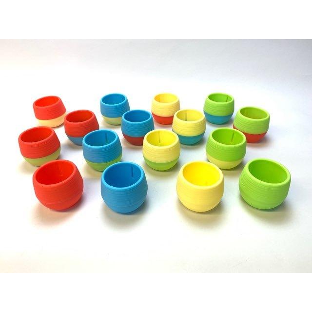 カラフルボール型プラ鉢-2号-赤 : フラワーショップ江口Yahoo!店