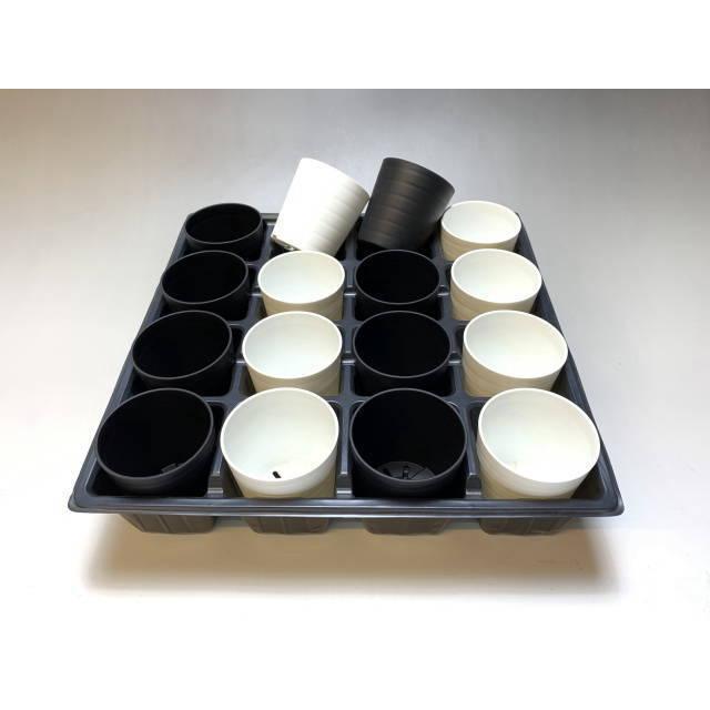高級感 陶器風プラ鉢セラアート長鉢 2 5号 当店2号 マットな黒 Aynaelda Com