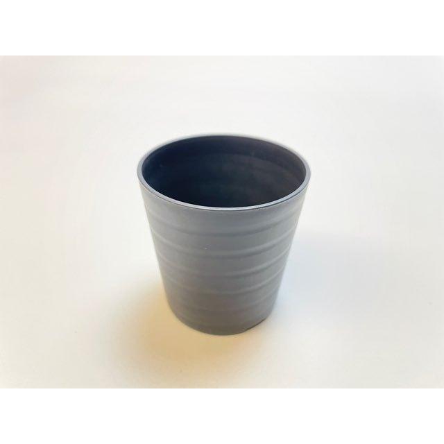 セラアート長鉢-2.5号/2.5寸(当店2号)-マットな黒○ブラック(陶器風