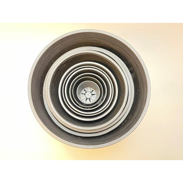 のらさま　2点　鉢 セラアート長鉢-2.5号/2.5寸(当店2号)-マットな黒○ブラック(陶器風