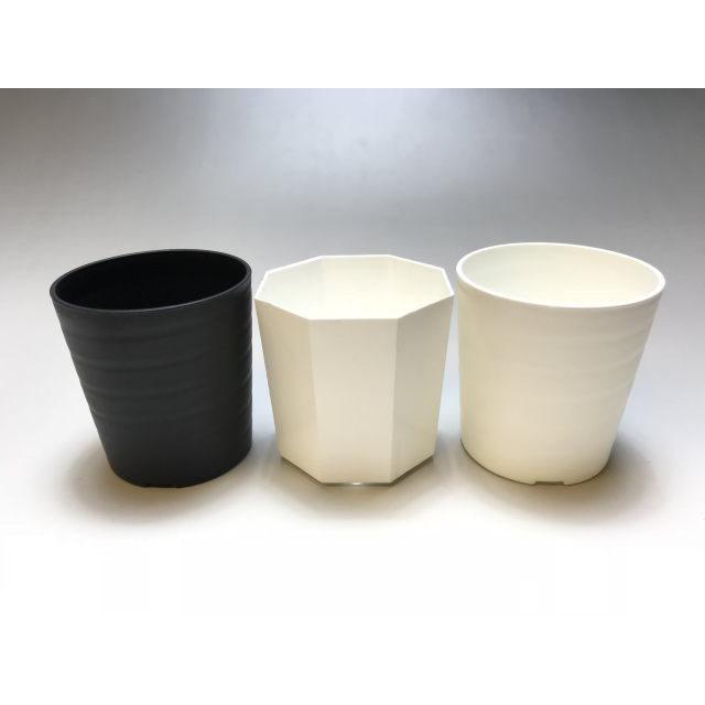 セラアート長鉢-2.5号/2.5寸(当店2号)-マットな白〇ホワイト(陶器風