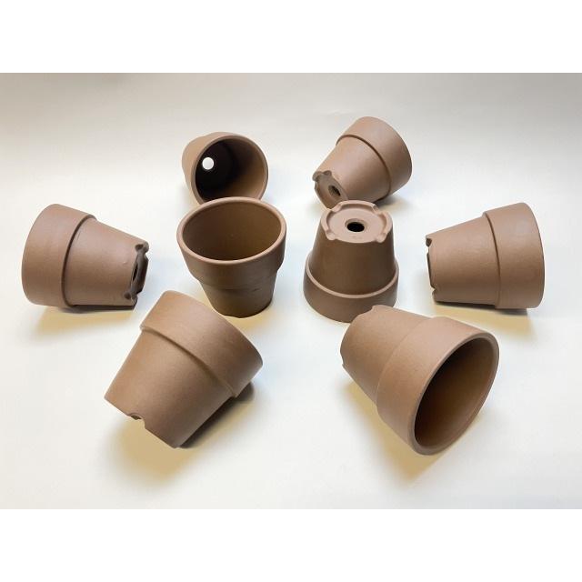 黒陶器鉢(黒朱温鉢/黒土)-3.5号(φ10×H9) : フラワーショップ江口 黒陶器鉢(黒朱温鉢/黒土)-3.5号(φ10×H9) : フラワーショップ江口