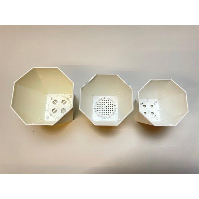 八四角プラ鉢-2.5号-小(八角型底四角鉢)※黒インク状の付着が有っ 八四角プラ鉢-2.5号-小(八角型底四角鉢)※黒インク状の付着が有っ