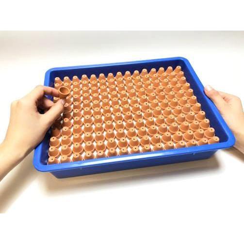 超ミニミニ豆テラコッタ鉢-0.7号鉢(外径φ2.1×高さ2cm/☆小さい方 超ミニミニ豆テラコッタ鉢-0.7号鉢(外径φ2.1×高さ2cm/☆小さい方
