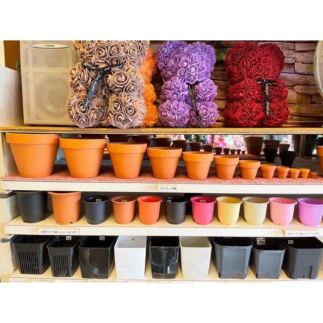 マイクロ・テラコッタ鉢-0.5号鉢(外径φ1.5×高さ1.3cm/☆小さい方から