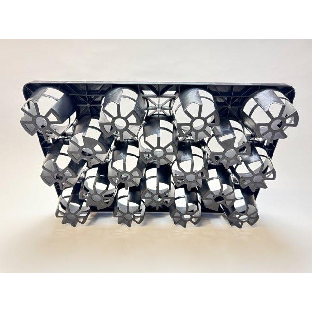 9cmポットや3号鉢用丸型枠トレイ(3×4＋2×3=18鉢用)[254GB] : フラワー