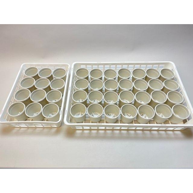 生産者仕様[カントー]プラ鉢A-25-(2号相当)-白[2GW]※黒インク状の付着