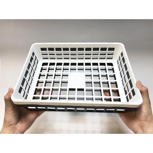 生産者仕様のミニトレイ-ハーフサイズ：白[空トレイ1枚売][2GW][254GW