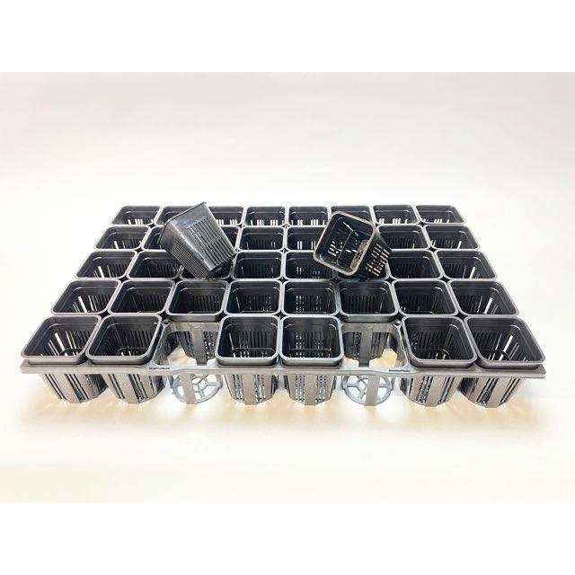 マジカルポット75型(小) (2号中深相当)※穴メッシュ鉢＠全面スリット