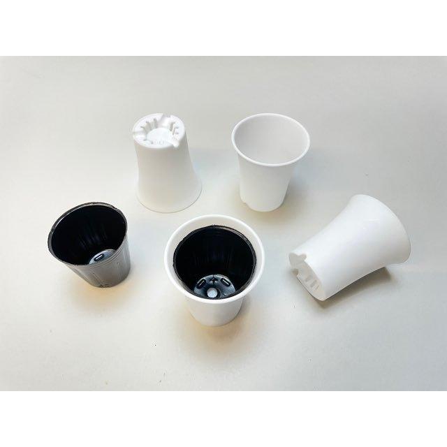 スマートハイスタイル1.7号【ミニミニラン鉢】プラ鉢-白-超ミニ 1個