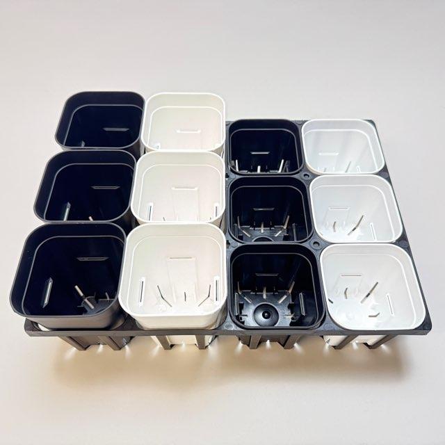 9cmポットや2.5-3号鉢用四角型枠(プレステラ90対応)トレイ 9cmポットや2.5-3号鉢用四角型枠(プレステラ90対応)トレイ