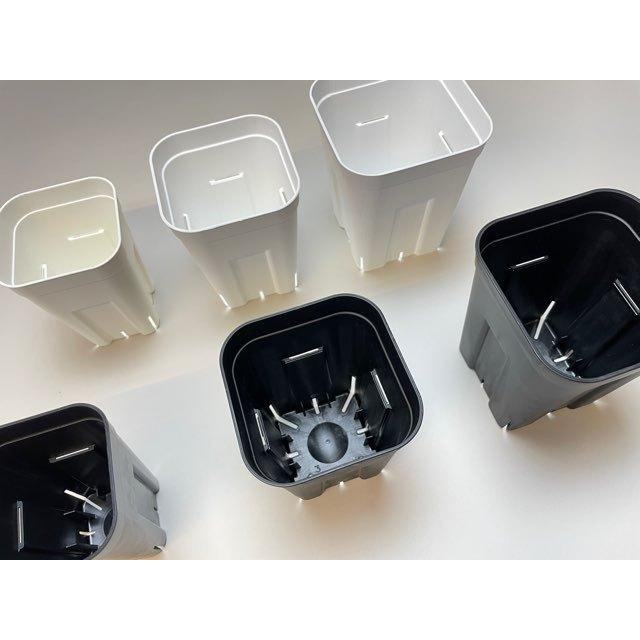 プレステラ ポット 鉢 ポリ鉢スリット鉢　105型　ホワイト　多肉　200個入り 10個セット】プレステラ105型（白/ホワイト） スリット鉢