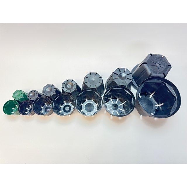 スリット鉢-3号(CSM-90)黒(カネヤ:ブラック)@多肉植物・塊根 スリット鉢-3号(CSM-90)黒(カネヤ:ブラック)@多肉植物・塊根