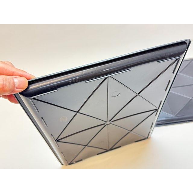 7.5cmポットや2号鉢用四角型枠トレイ：ハーフ標準型[H6.4cm]-20鉢用＋