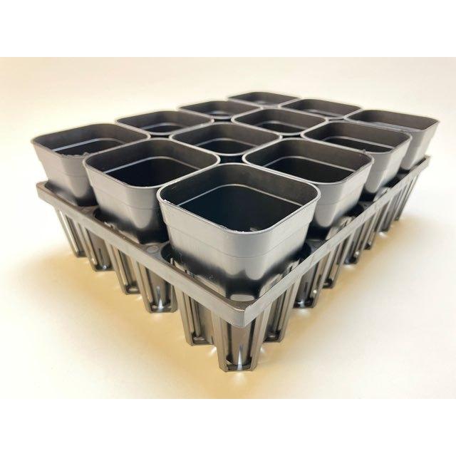 プレステラ90対応：四角型枠黒トレイハーフ＋プレステラ深鉢 90