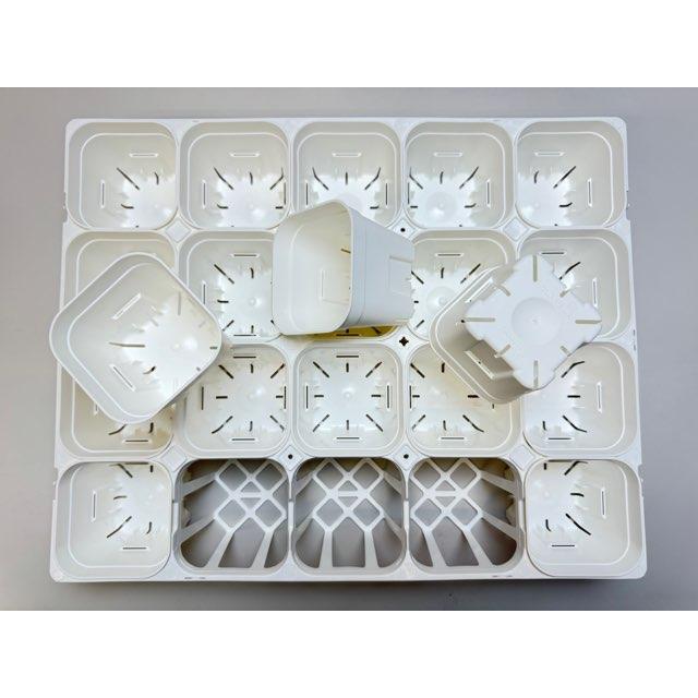 新]プレステラ105対応：四角型枠白トレイ大＋(新)プレステラ105-白〇