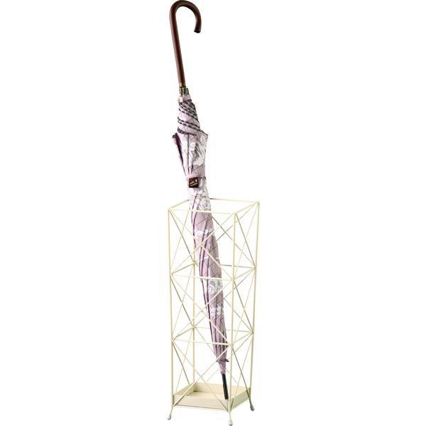 傘立て おしゃれ ブラウン アイボリー アンブレラスタンド アイアン シンプル モダン カジュアル コンパクト AKB-406IV |  | 02