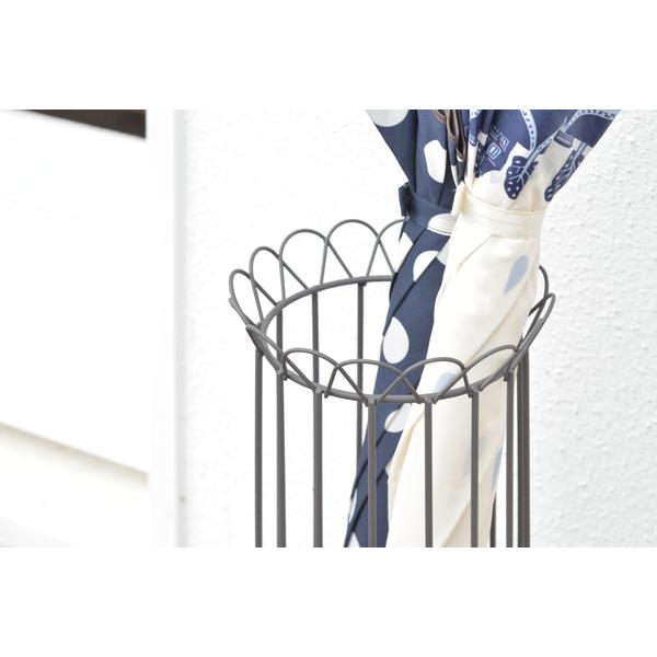 傘立て ブラウン 茶 アンブレラスタンド アンブレララック アイアン フェミニン ガーリー 玄関 インテリア AKB-407BR |  | 05