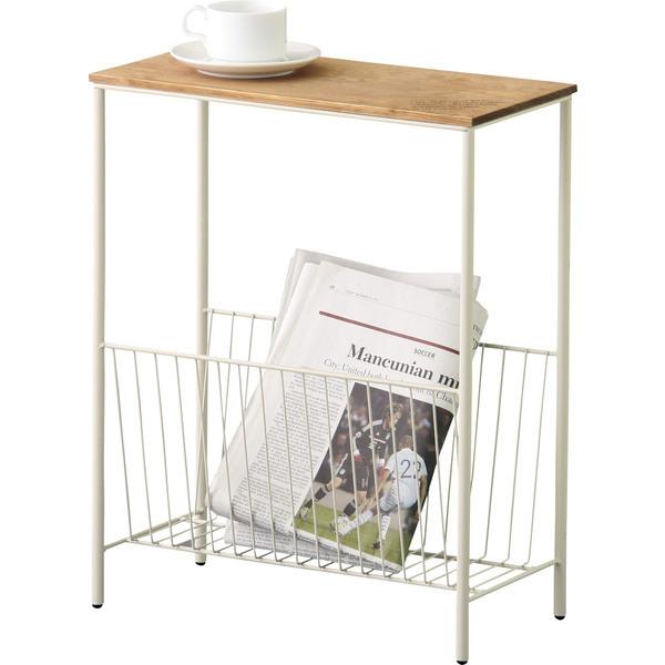 サイドテーブル おしゃれ 収納 安い スリム 木製 アンティーク 人気 北欧 シンプル レトロ リビング AKB-425IV |  | 02