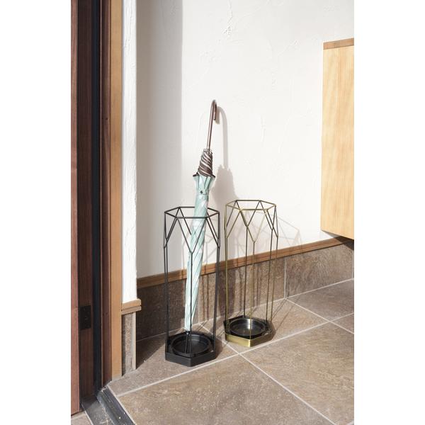 傘立て おしゃれ スリム 屋外 北欧 コンパクト 安い アンティーク アイアン ブラック 玄関 省スペース AKB-436BK |  | 05