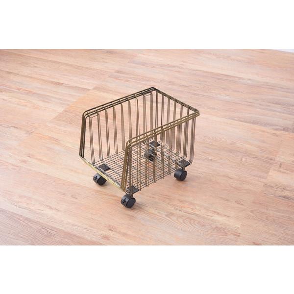 マルチワゴン ラック スタッキング キャスター付き 収納 ワゴン 3段タイプ 三段 スチール 店舗 AKB-438AGD |  | 11