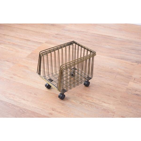 マルチワゴン ラック スタッキング キャスター付き 4D 収納 ワゴン 4段タイプ スチール アメリカンヴィンテージAKB-439 AGD |  | 08