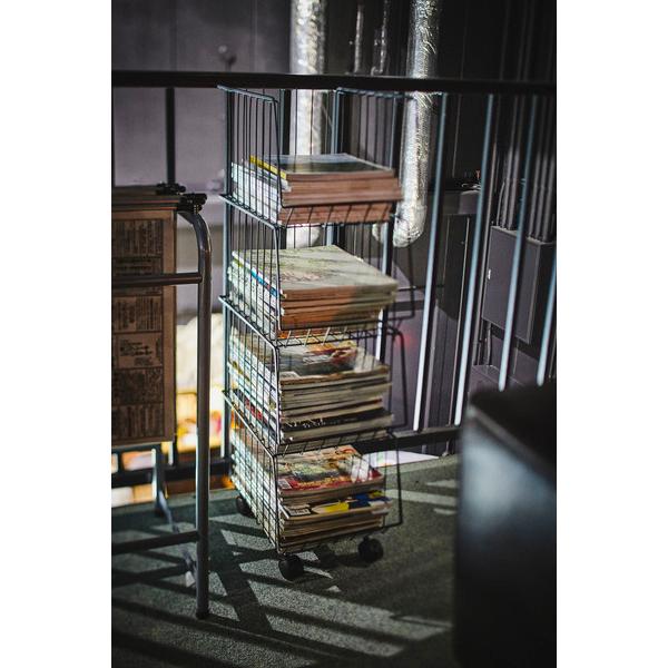 マルチワゴン ラック スタッキング キャスター付き 4D 収納 ワゴン 4段タイプ スチール アメリカンヴィンテージ AKB-439 BK |  | 03