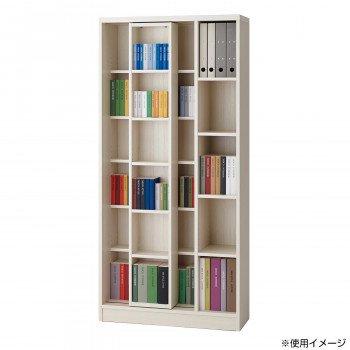 本棚 書棚 スライド本棚 スライド 日本製 完成品 シェルフ 漫画 マンガ コミック A4 B5 収納 スライド 棚 ラック ASS-90 | 