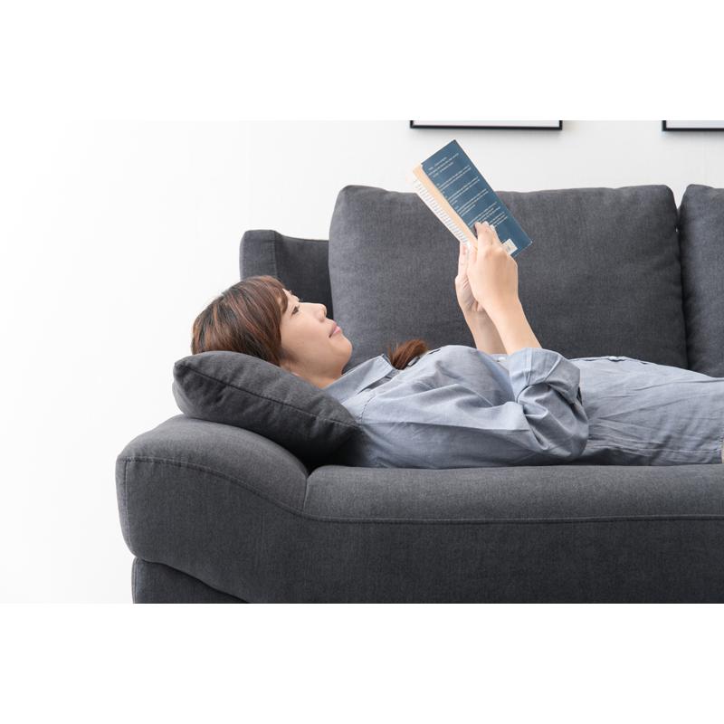 ソファー 2人掛け おしゃれ ソファ ローソファー 北欧 背もたれ ごろ寝ソファー 脚付き 開梱設置付き ブライト2P-DGY |  | 05