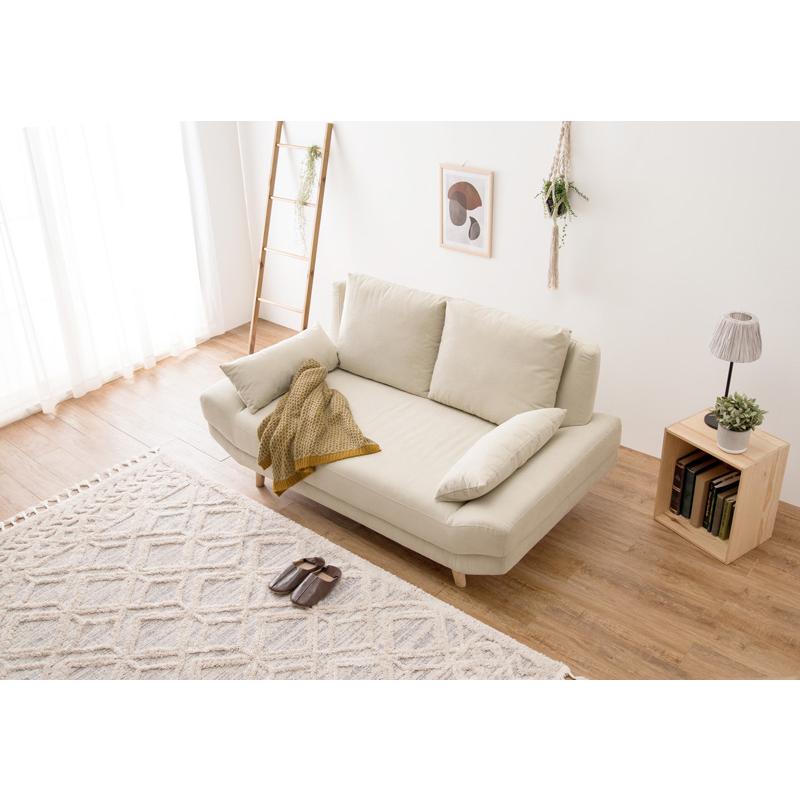 ソファー 2人掛け おしゃれ ソファ ローソファー 北欧 背もたれ ごろ寝ソファー 脚付き 開梱設置付き ブライト2P-IV |  | 04