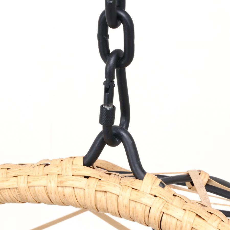 ハンギングチェア たまご型 1人掛け 吊り下げ 自立式 クッション付 JYF-17212NA |  | 06