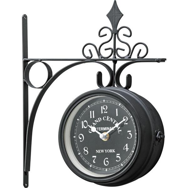 ウォールクロック 両面 壁掛け時計 かわいい アンティーク 掛け時計 クラシック 時計 クロック インテリアクロック CLK-101BK |  | 16