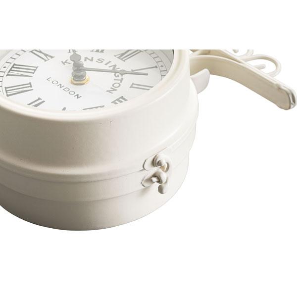 ウォールクロック 両面 壁掛け時計 かわいい アンティーク 掛け時計 クラシック 時計 クロック インテリアクロック CLK-101WH |  | 03