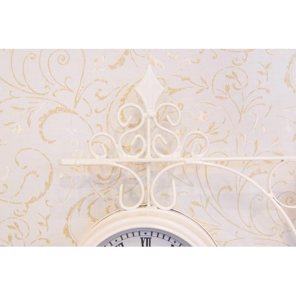 ウォールクロック 両面 壁掛け時計 かわいい アンティーク 掛け時計 クラシック 時計 クロック インテリアクロック CLK-101WH |  | 07