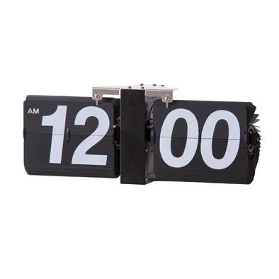 パタパタ時計 置時計 置き時計 おしゃれ アナログ スタイリッシュ 時計 モノトーン シンプル CLK-118BK |  | 01