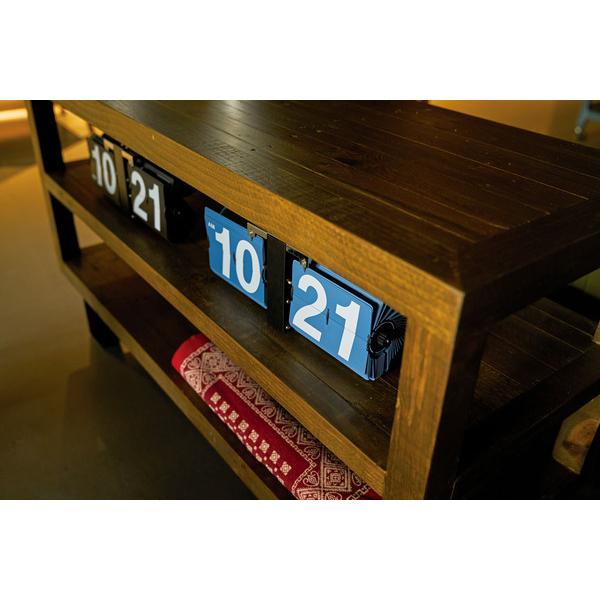 パタパタ時計 置時計 置き時計 おしゃれ アナログ スタイリッシュ 時計 モノトーン シンプル CLK-118BK |  | 09