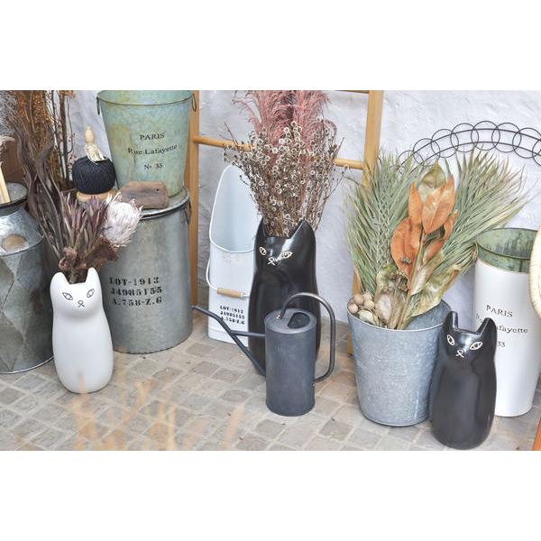 傘立て おしゃれ 陶器 スリム 屋外 北欧 コンパクト 白 シンプル 猫 ねこ 動物 玄関 省スペース アンブレラスタンド CLY-13BK |  | 12