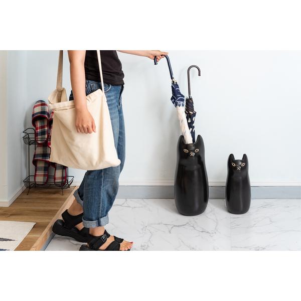 傘立て おしゃれ 陶器 スリム 屋外 北欧 コンパクト 白 シンプル 猫 ねこ 動物 玄関 省スペース アンブレラスタンド CLY-13BK |  | 20