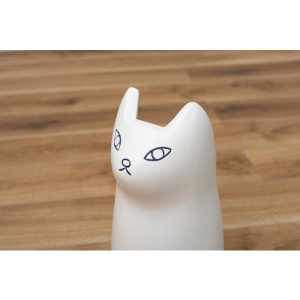 傘立て おしゃれ 陶器 スリム 屋外 北欧 コンパクト 白 シンプル 猫 ねこ 動物 玄関 省スペース アンブレラスタンド CLY-13WH |  | 16