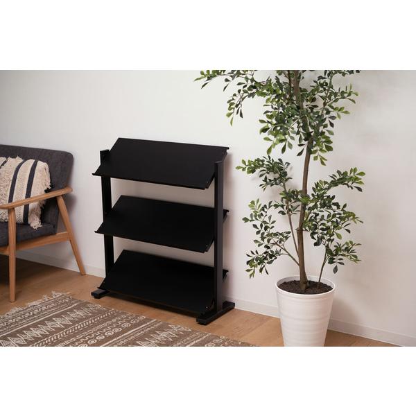 3段 シェルフ ラック 棚 収納棚 オープンラック 本棚 ディスプレイ