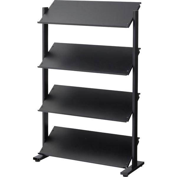 4段 シェルフ ラック 棚 収納棚 オープンラック 本棚 ディスプレイ