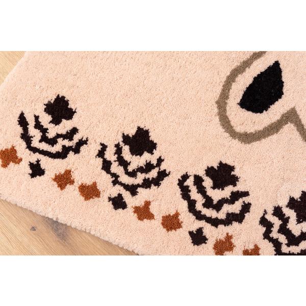 アクセントラグ シロクマ しろくま 白熊 かわいい おしゃれ アニマル 動物 ラグ アニマル柄 もこもこ FAB-011C |  | 15