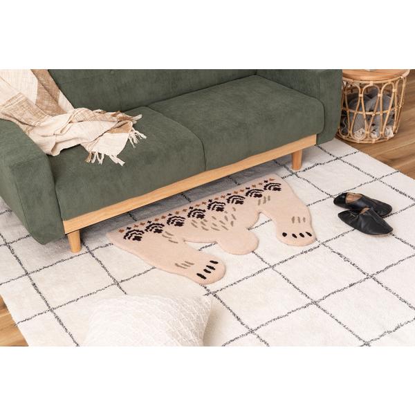 アクセントラグ シロクマ しろくま 白熊 かわいい おしゃれ アニマル 動物 ラグ アニマル柄 もこもこ FAB-011C |  | 07