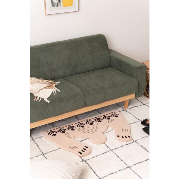 アクセントラグ シロクマ しろくま 白熊 かわいい おしゃれ アニマル 動物 ラグ アニマル柄 もこもこ FAB-011C |  | 08