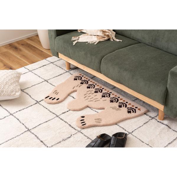 アクセントラグ シロクマ しろくま 白熊 かわいい おしゃれ アニマル 動物 ラグ アニマル柄 もこもこ FAB-011C |  | 09