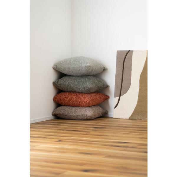 クッション ブラウン 茶色 正方形 おしゃれ ソファ ブークレ生地 くすみカラー スクエア 無地 シンプル もこもこ 北欧 モダン FAB-103BR |  | 09