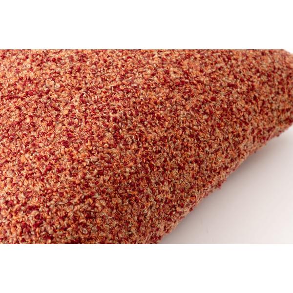 クッション オレンジ 正方形 おしゃれ ブークレ生地 スクエア 無地 もこもこ 北欧 モダン FAB-103OR |  | 03