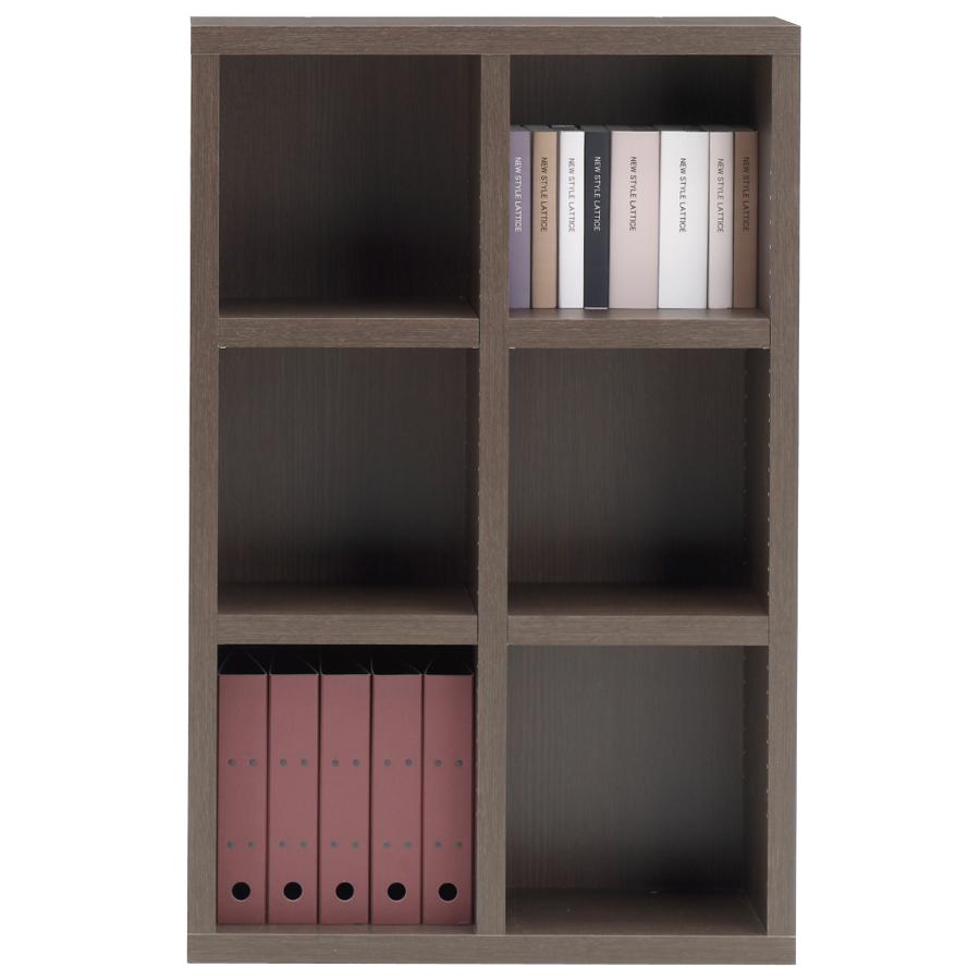 ラチス FHR-75L 本棚 A4 ロータイプシェルフ 幅75×高さ114cm 日本製 完成品 | 