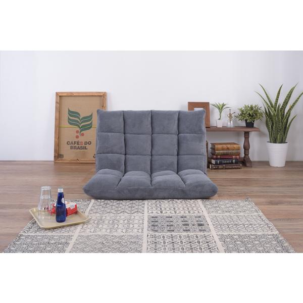 座椅子 座いす 座イス ワイド 広め リクライニング 14段階 おしゃれ 安い 大きめ 大きい チェア フロアチェア シンプル FKC-005GY |  | 04